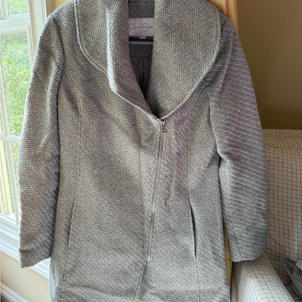 Jessica Simpson Size XL Gray Tweed Women's Jacket